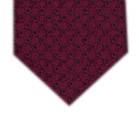 Gravata Jacquard de Seda Bordô